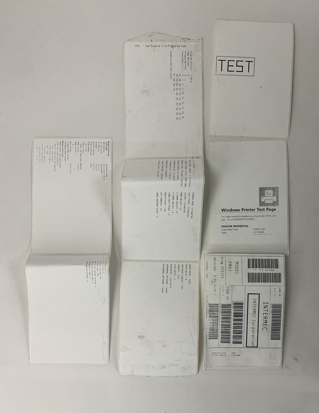Intermec PM4i 203dpi IPL Thermal Label Printer - Tested Missing Front Door13