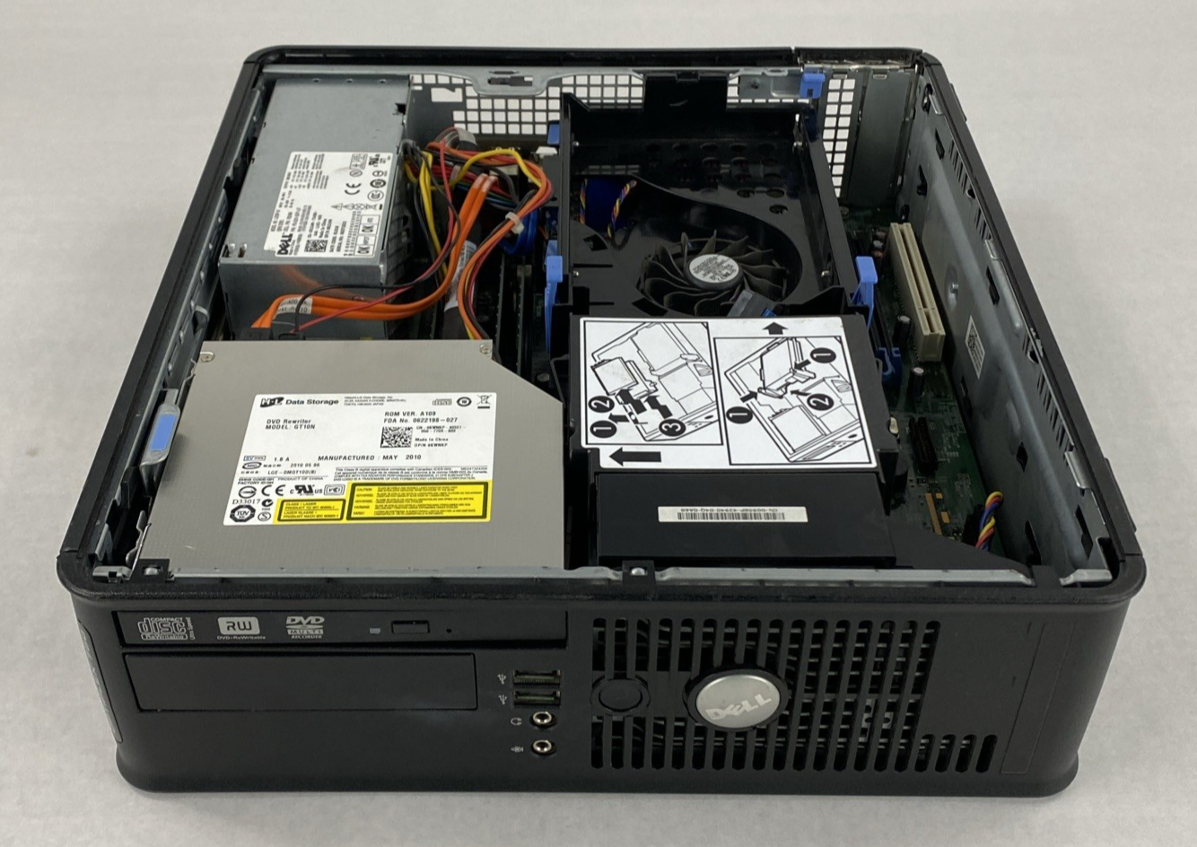 Dell OptiPlex 780 SFF Intel Core 2 Duo Q8400 2.66GHz 8GB RAM No HDD No OS