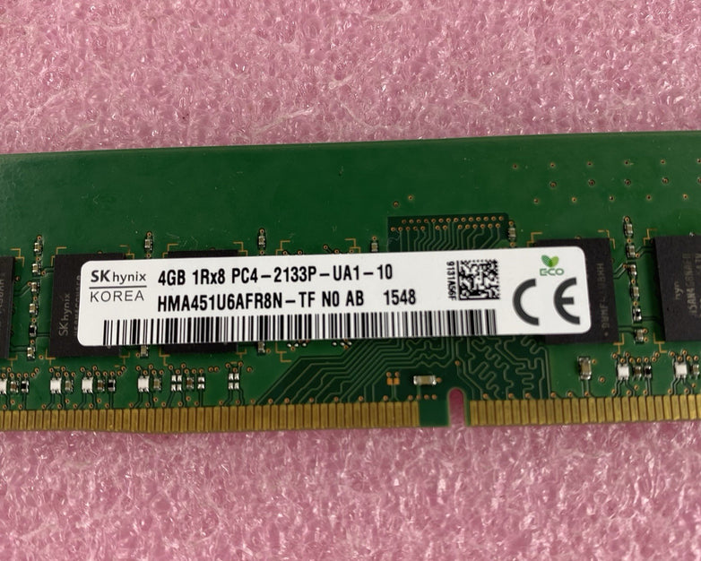 SK Hynix HMA451U6AFR8N-TF 4GB 1Rx8 PC4-2133P-UA1-10 Computer Ram Lot of 2