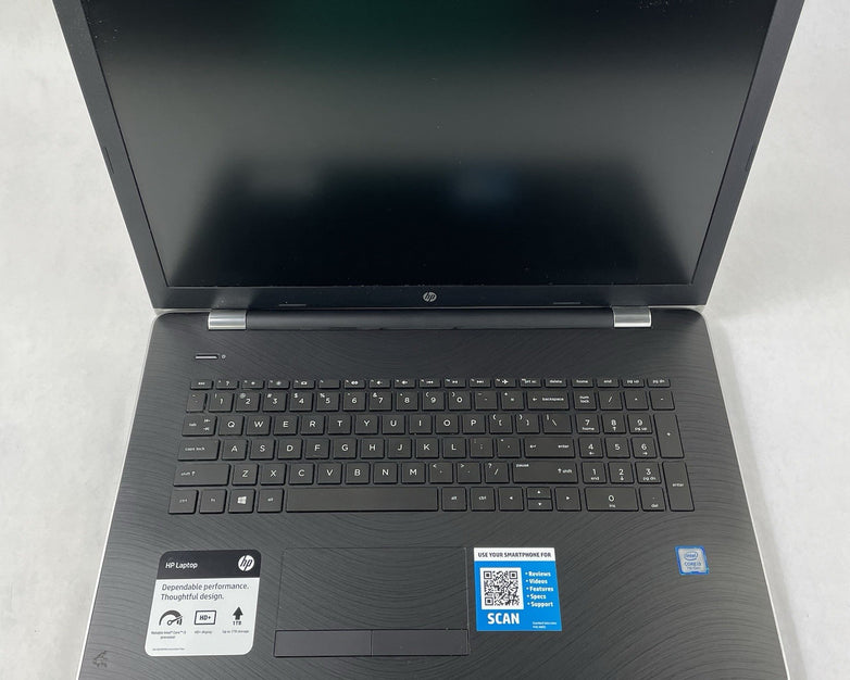 HP 17-bs061st NoteBook 17.3" i3-7100U 2.40 GHz 8 GB RAM No SSD/OS/AC