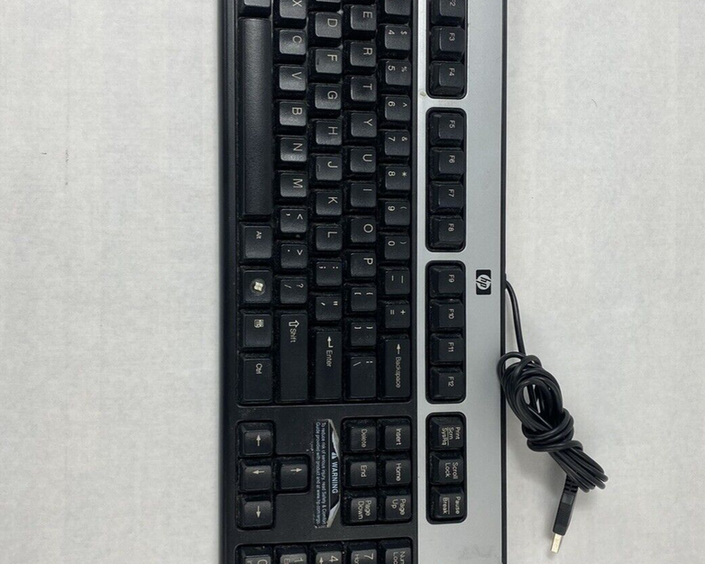 Lot of 4 HP KU-0316 USB Keyboard Tested