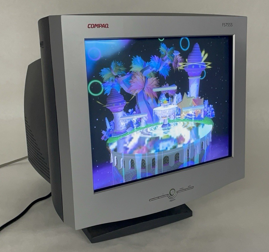 Compaq FS7555 17" CRT Monitor Tested Working0