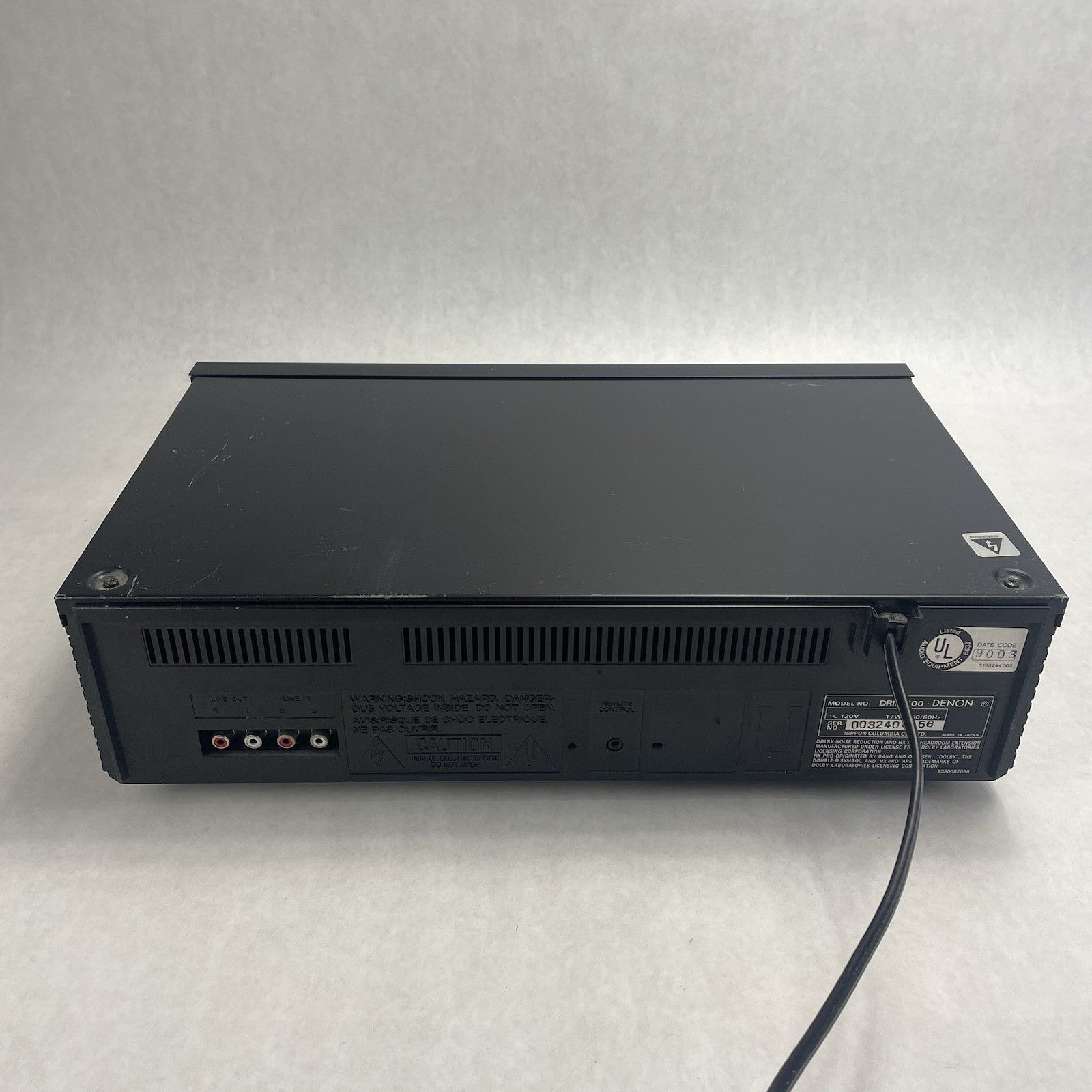Denon DRM-500 Dolby Stereo Cassette Tape Deck Tested6