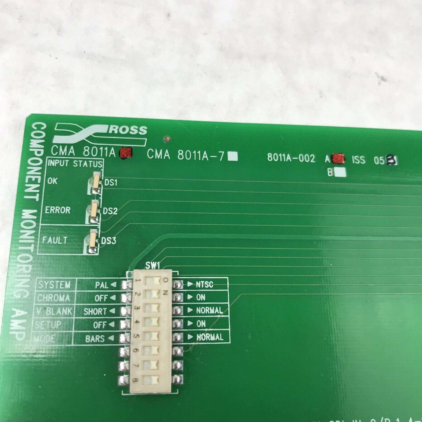 Ross CMA-8011A SDI Component Monitoring and Reclocking Amplifier