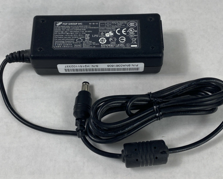FSP Group FSP036-RAB 12V 3.0A AC/DC Adapter (Lot of 5)