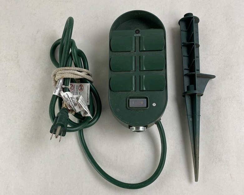 Power Stake Outdoor 6 Outlet Model SP-041 15A 125VAC 60Hz 1875W Tested