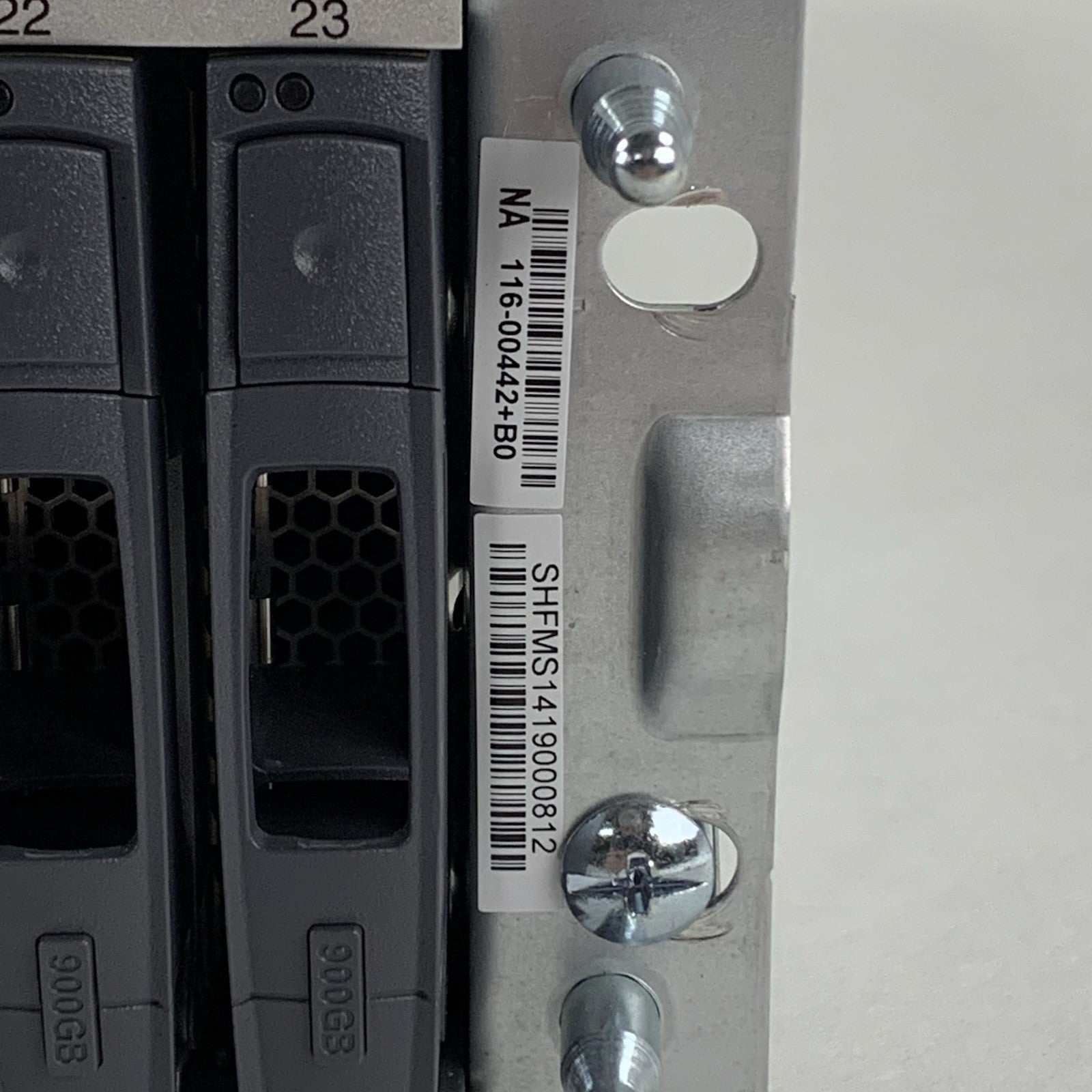 NetApp NAJ-1001 24-Bay SAS Hard Drive Array w/ 2 PSUs 23x Caddies No HDDs5