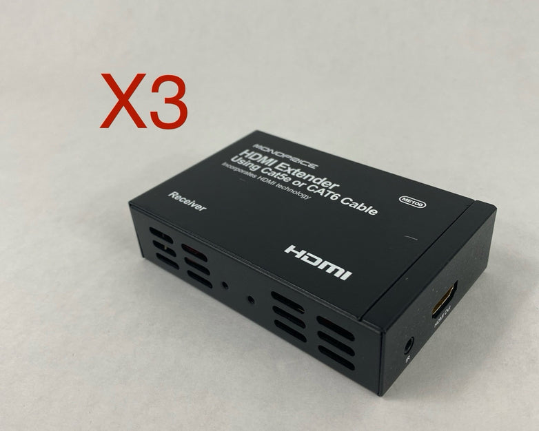 MonoPrice HDMI Extender Using CAT5e or CAT6 Cable ME100