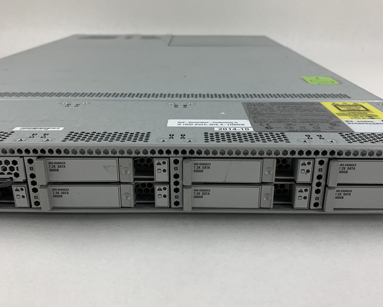 Cisco UCSC-C220-M3SBE Server 2x Xeon E5-2609 2.4 GHz 64 GB RAM No OS No HDD