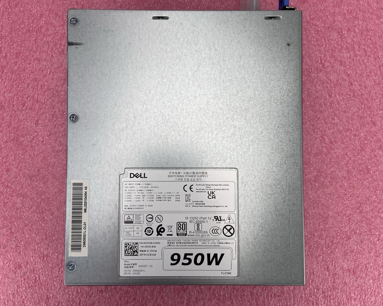 Dell OCXV28 950W Switching Power Supply 80 Plus Gold
