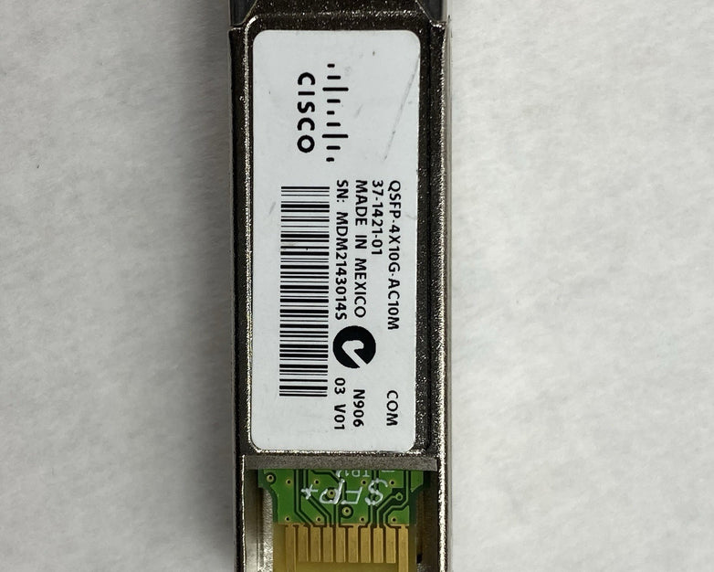 Cisco QSFP-4X10G-AC10M E357317-S CL2 26AWG 10m Cable