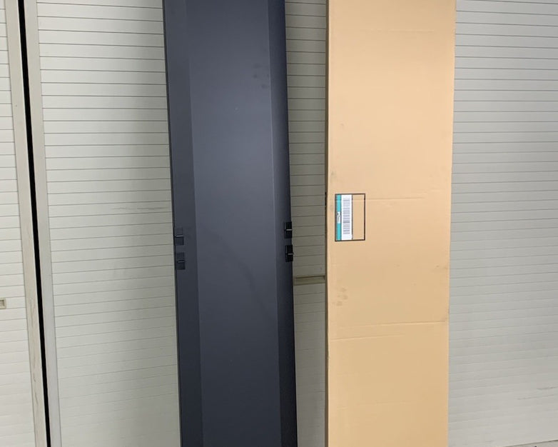 Panduit (10)KCN 12506037V 82.8in X 12.1in Dual-Hinged Aluminum Cable Rack Door