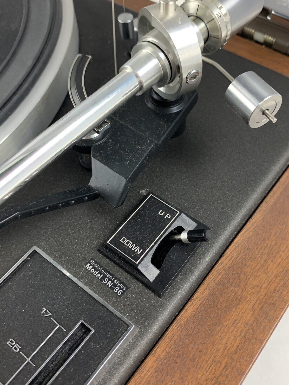Sansui FR-3060 Automatic Turntable Tested Tone Lift Sticks Parts and Repair