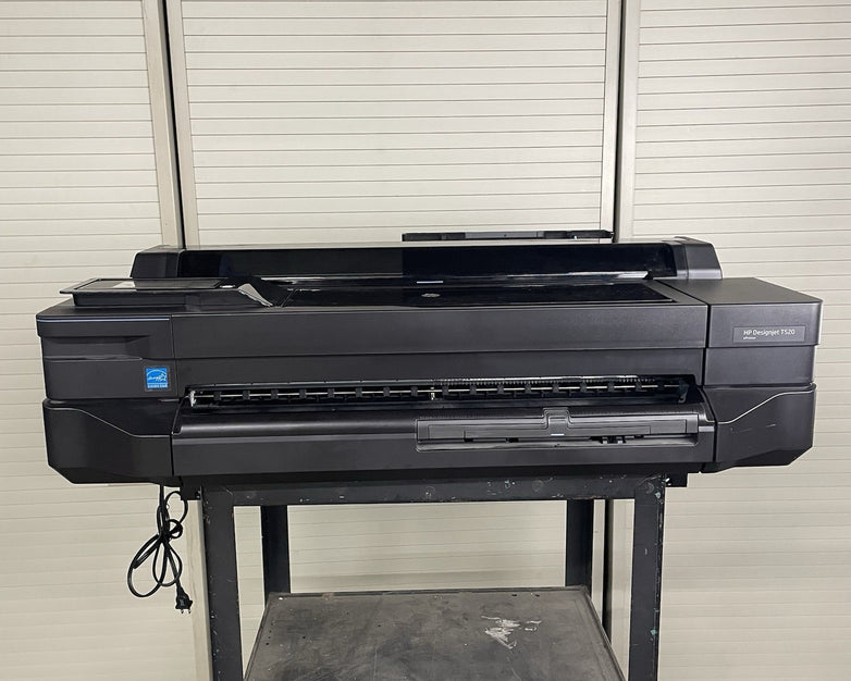 HP T520 CQ890 24" Color Thermal Inkjet Large Format Printer For Parts
