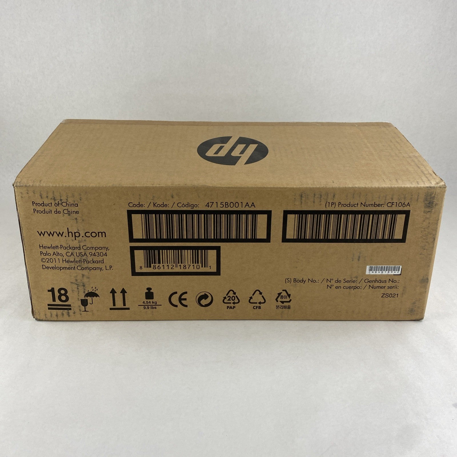 HP CF106A LaserJet 250-Sheet Paper Tray Feeder