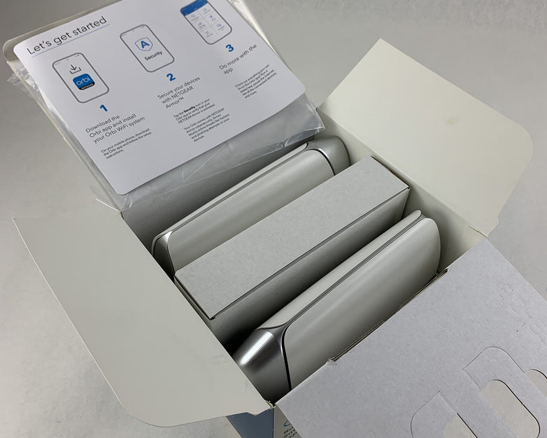 Netgear AX4200 RBK752 Tri-Band Mesh Wi-Fi 6 System White Satellite Router Combo