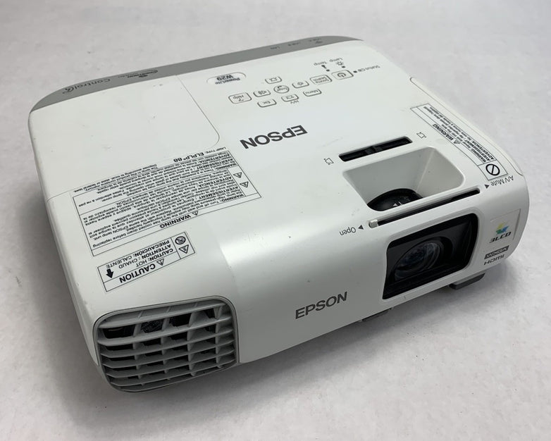 Epson PowerLite W29 H690A LCD Lamp Projector 252 Lamp Hours - No Remote