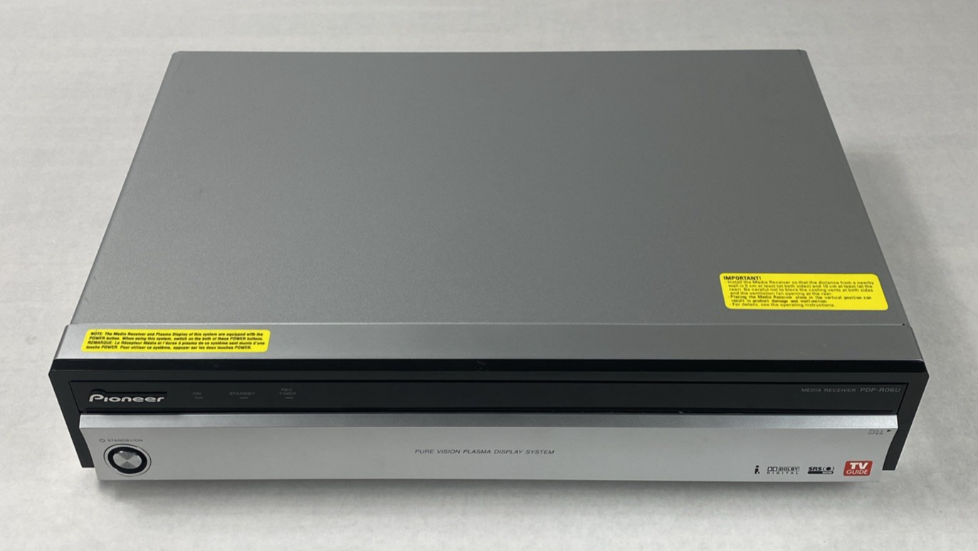 Pioneer PDP-R06U Pure Vision Plasma Display System No AC Adapter Untested