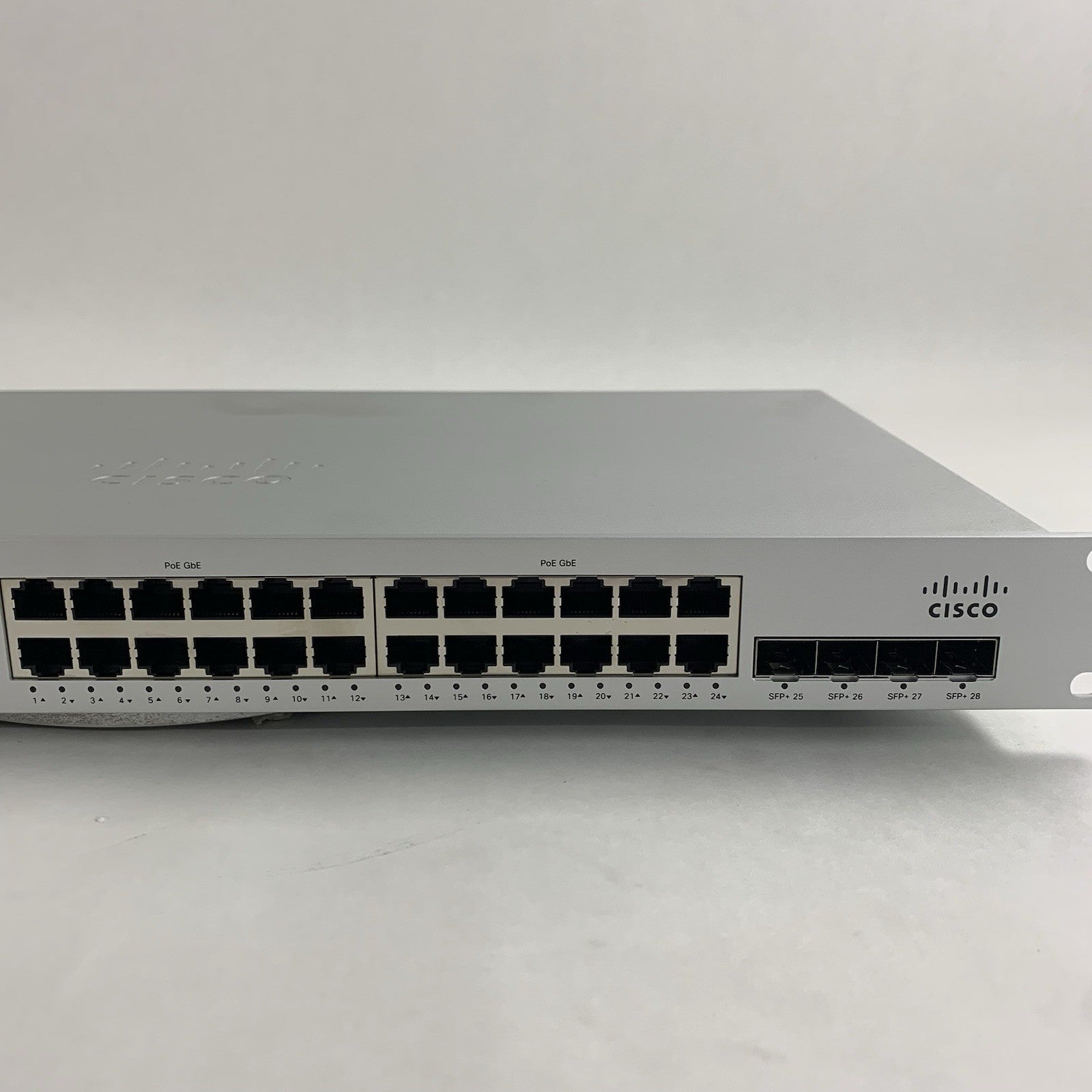 Cisco Meraki MS225-24P-HW Unclaimed 24-Port Gigabit Switch Tested Reset2