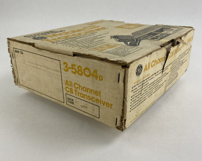 General Electric 3-5804 Mobile CB Transceiver Two Way radio