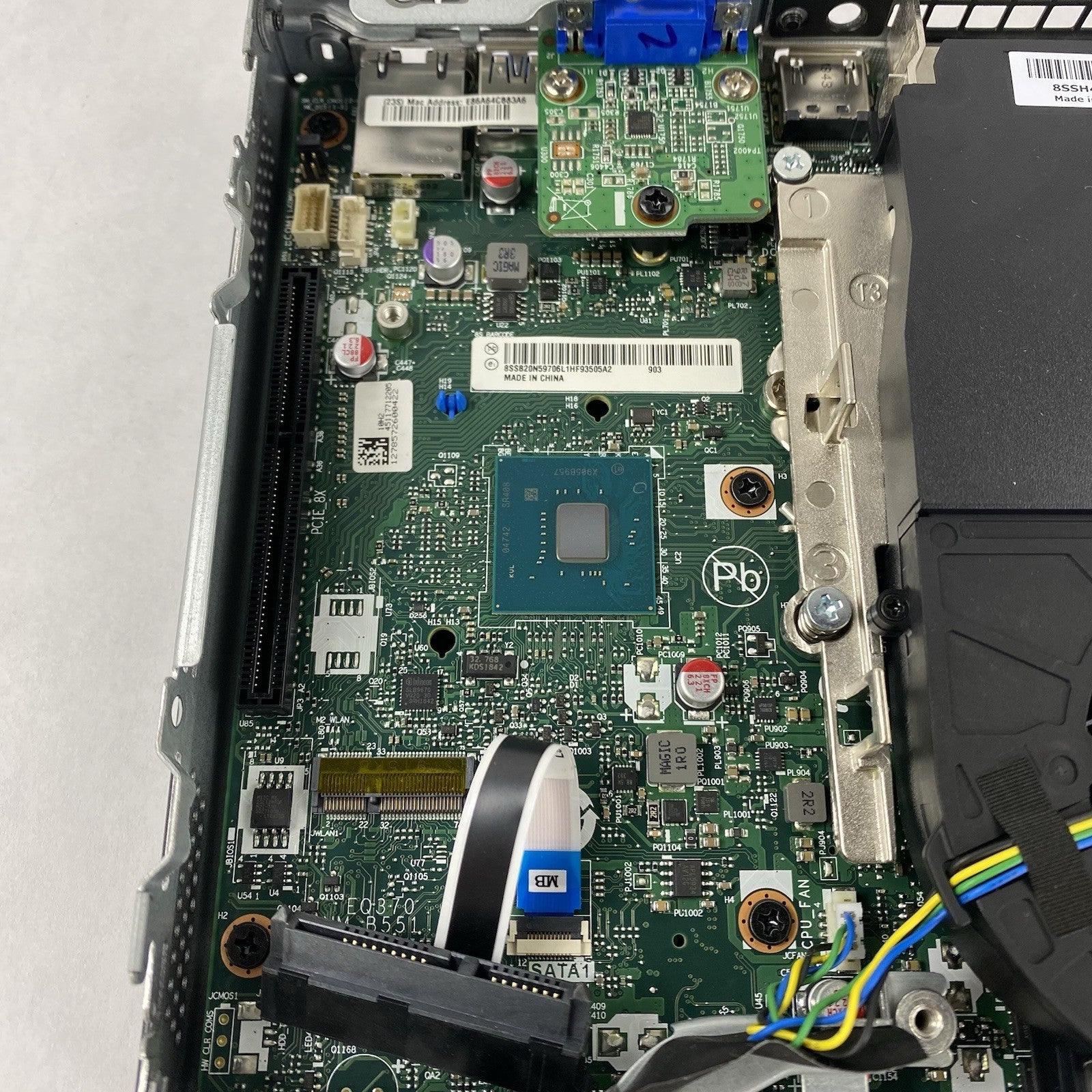Lenovo ThinkCentre M720Q Micro i5-8500T 2.10 GHz 8 GB RAM DVD-RW No HDD/OS/AC11