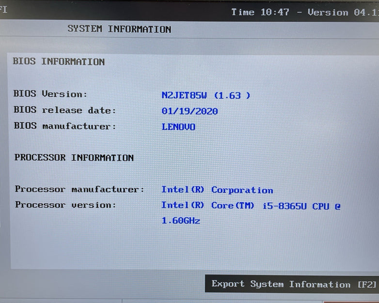 Lenovo ThinkPad T490s 14" i5-8365U 1.60 GHz 8 GB RAM No SSD/OS/AC - Logo