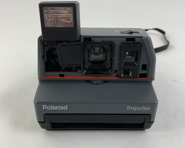 Polaroid Impulse Camera Missing Front Outer Covering - Untested