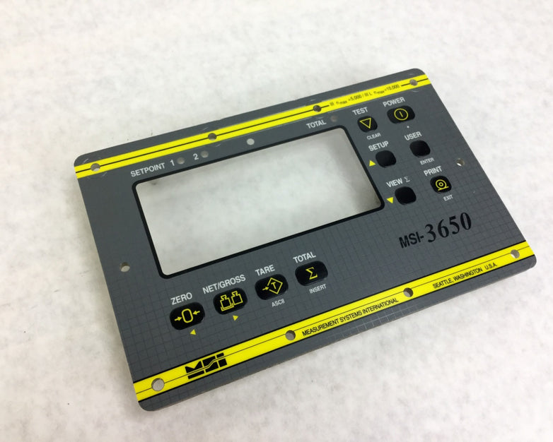 Measurement Systems International MSI-3650  ***Front Cover Only - Some Scratches