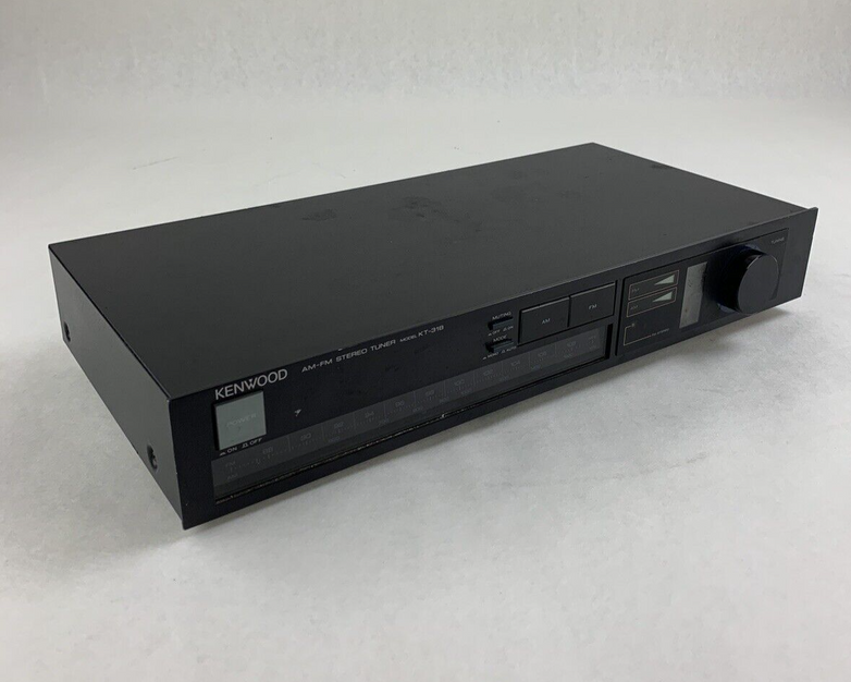 Kenwood KT-31B AM-FM Stereo Tuner Black Tested
