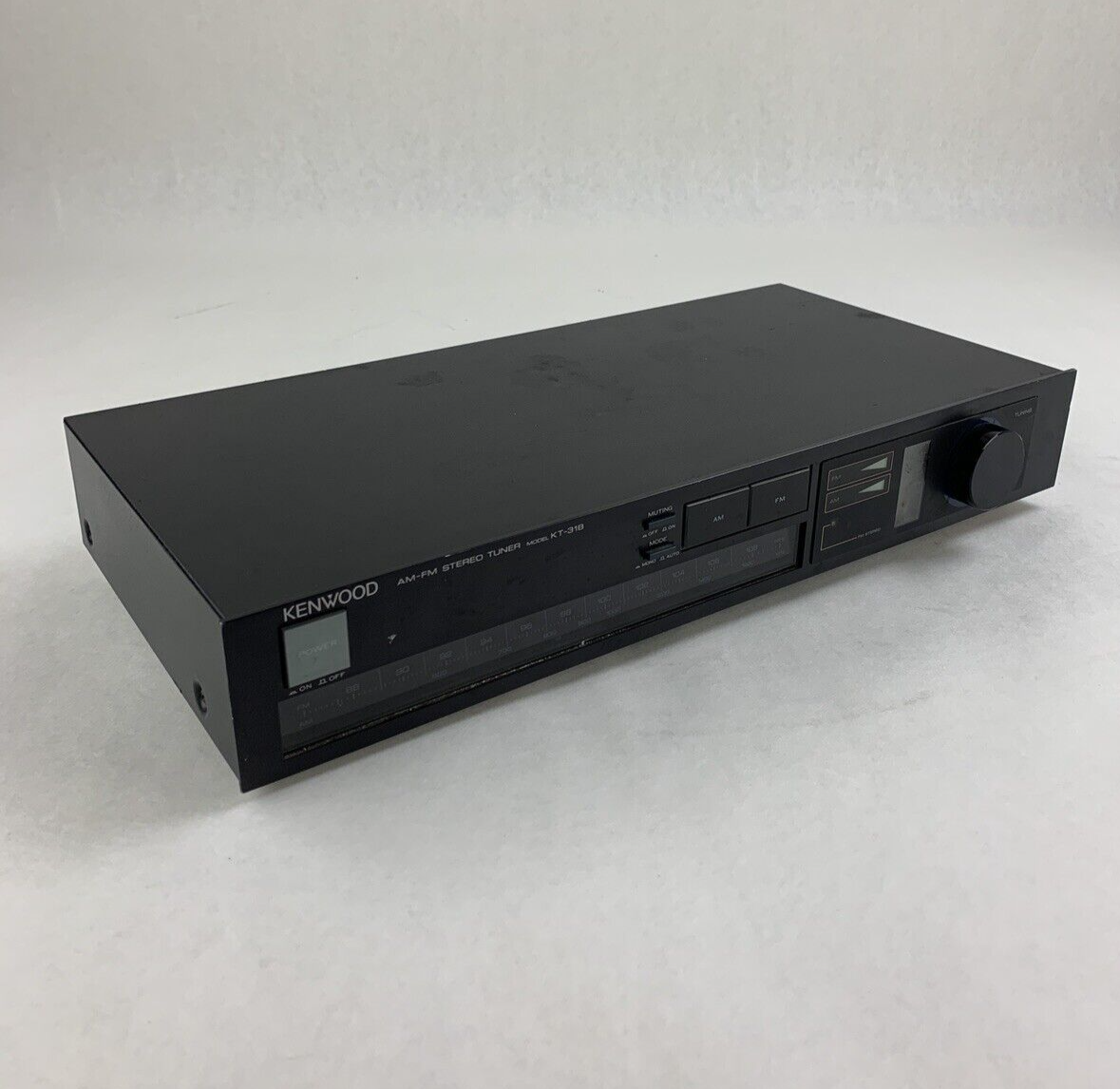 Kenwood KT-31B AM-FM Stereo Tuner Black Tested
