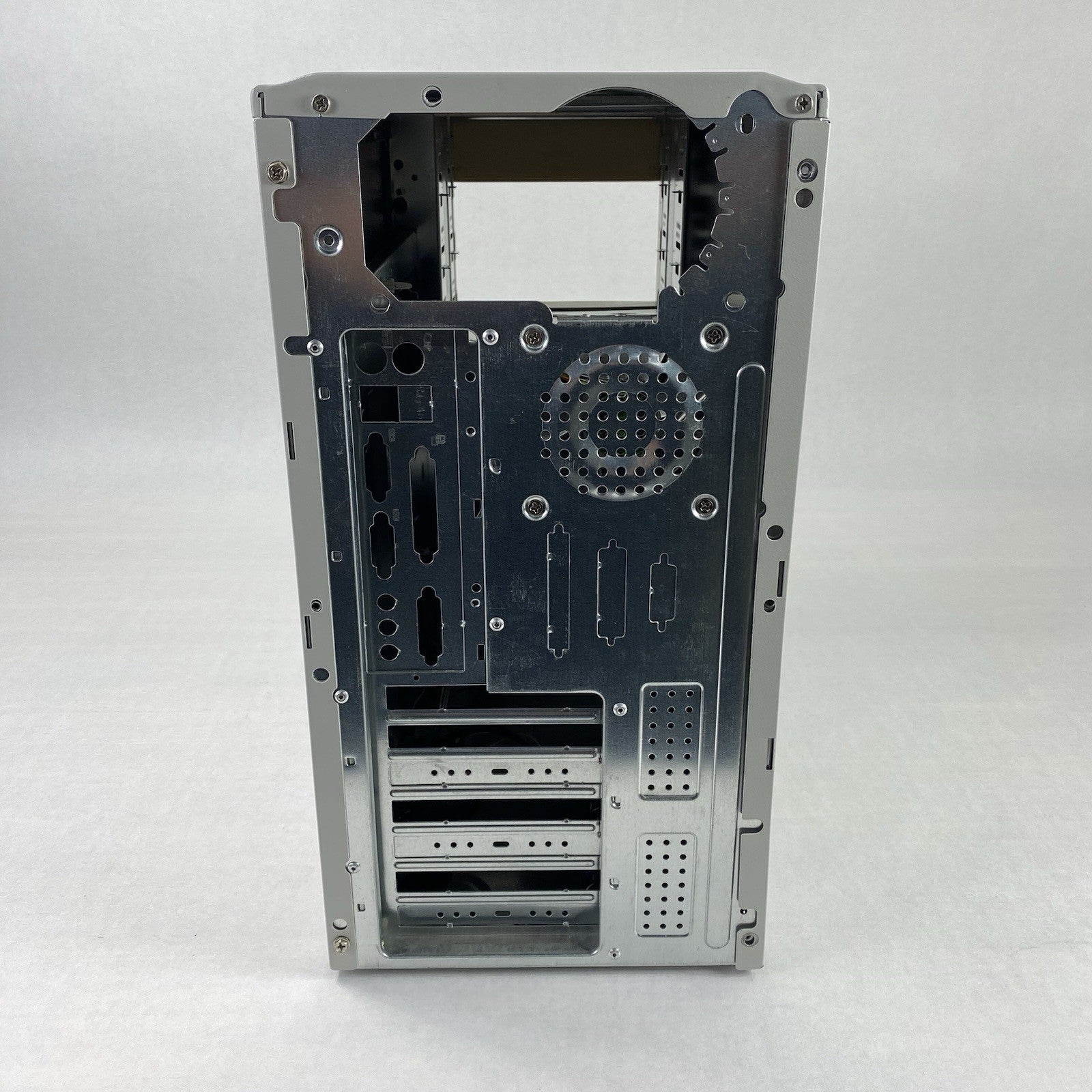 Unbranded Mid ATX Vintage Beige Computer Case No Power Supply No Internals