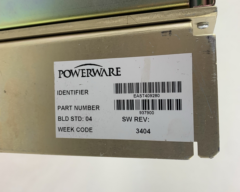 Invensys Powerware WR1500 55 S30124-X5087-X S30122-K5844-X-3 Rectifier