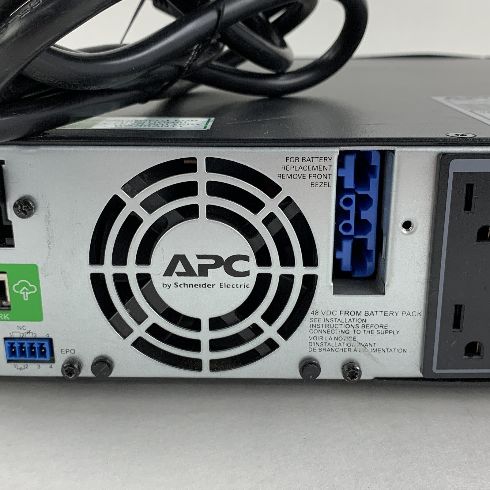 APC SMX1500RM2UCNC X1500 Rackmount 2U Smart UPS Tested No Battery Cartridge