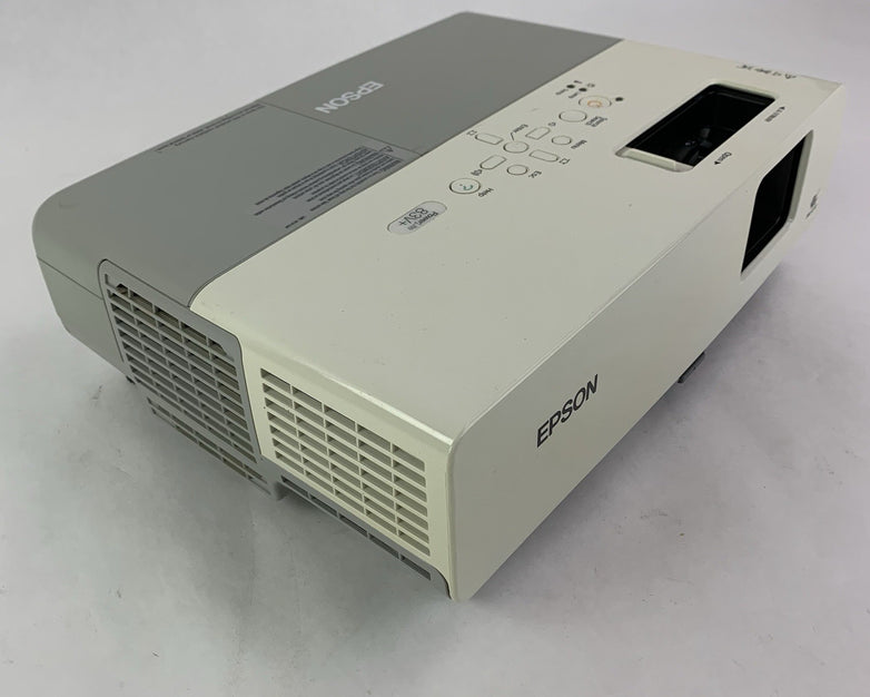 Epson H371A PowerLite 83+ LCD Projector - Tested No Remote 0 Lamp Hours