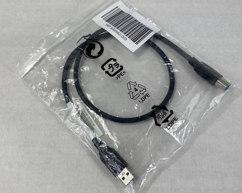HP 935542-003 2ft USB 3.0 Printer Cable USB-B Male to USB-A Male (Lot of 8)