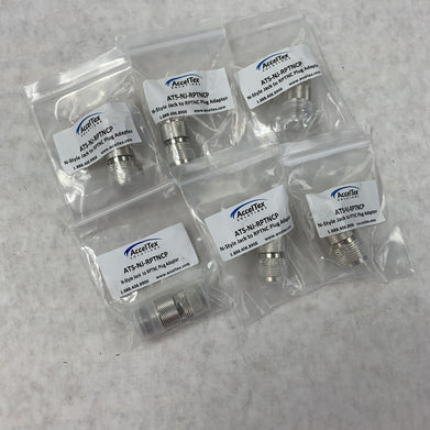 AccelTex N-Style Bulkhead Jack to Plug Arrestor ATS-NJ-RTPNCP (Lot of 6)