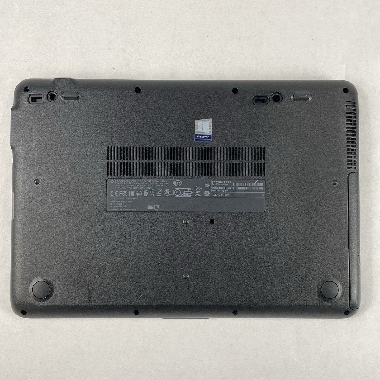 HP ProBook 640 G3 14" i5-7200U 2.50 GHz 8 GB RAM No SSD/OS/AC/Battery13
