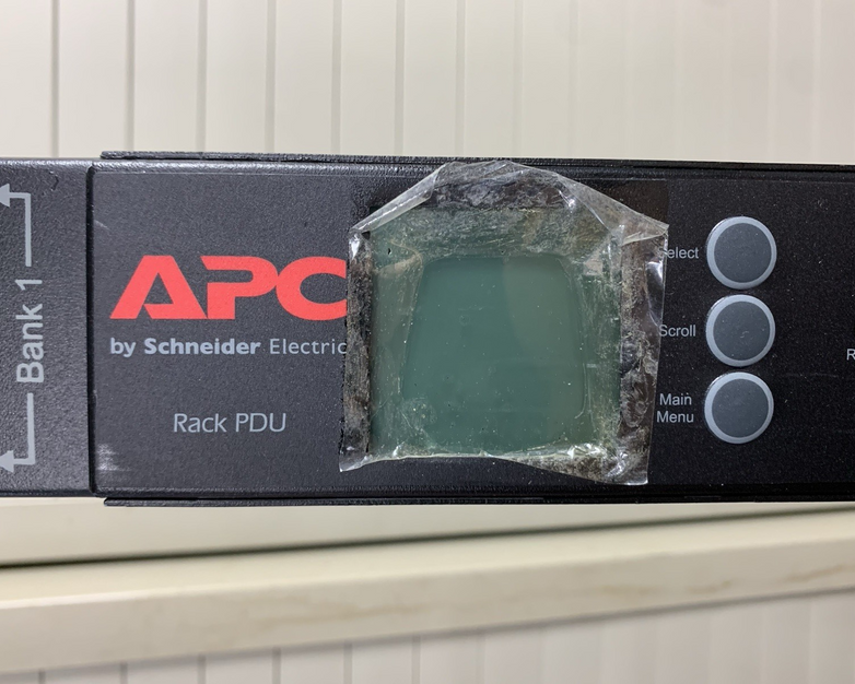 APC AP8841 Metered Rack PDU 6 Foot - Tested, Reset, and Working