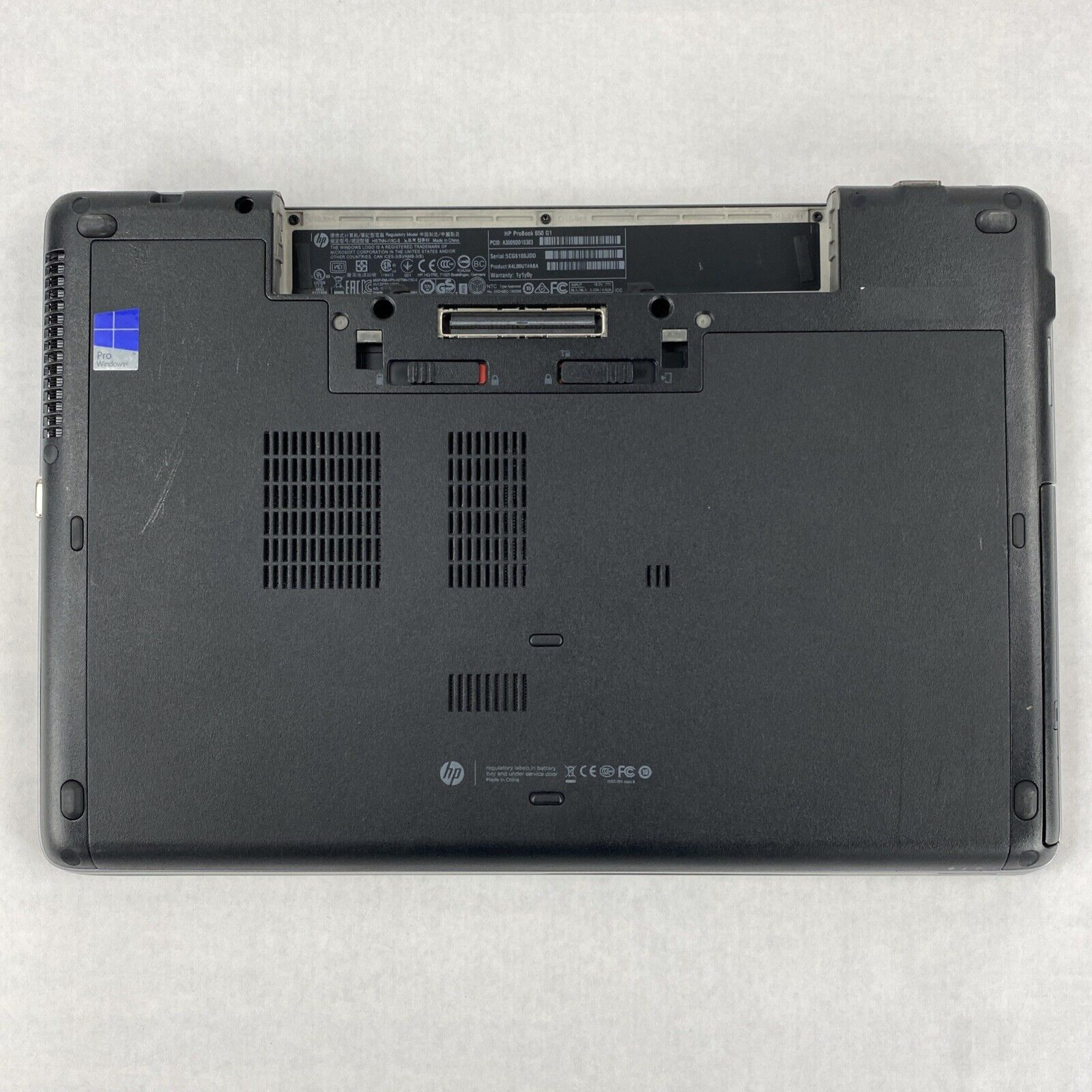 HP ProBook 650 G1 Core i5-4210M 2.60GHz 4GB RAM 15.6" No Battery No HDD No OS