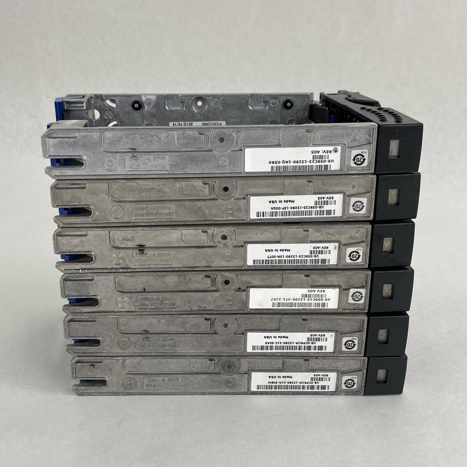 Lot of 6 EMC 005049032 / 005049033 3.5" Hard Drive Caddy Tray