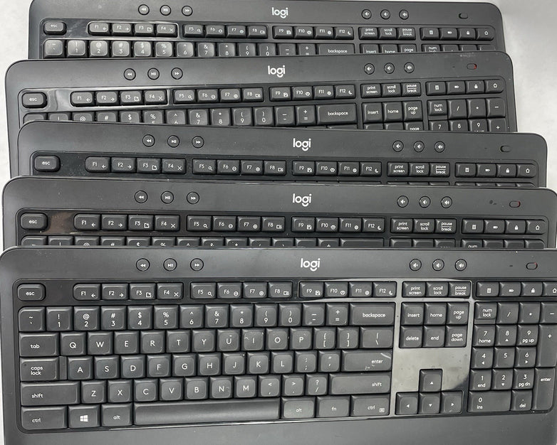 Logitech Wireless Advanced Keyboard K540 with No Dongle Lot of 5