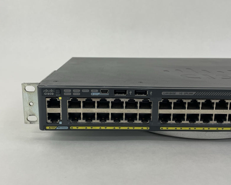 Cisco Catalyst WS-C2960X-48TS-L 48 Port Gigabit Switch V03 - Tested