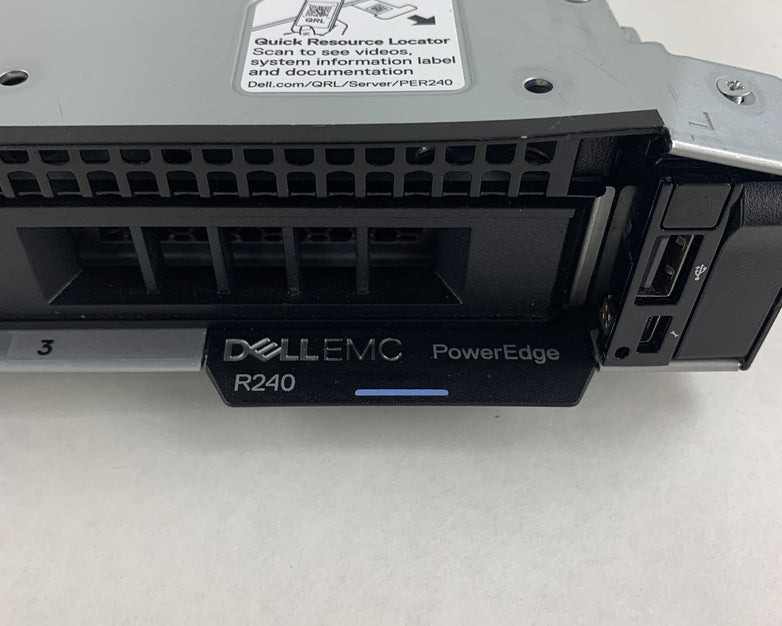Dell PowerEdge R240 1U Server Xeon E-2246G 3.6 GHz 64 GB DDR4 No OS No HDD Bent
