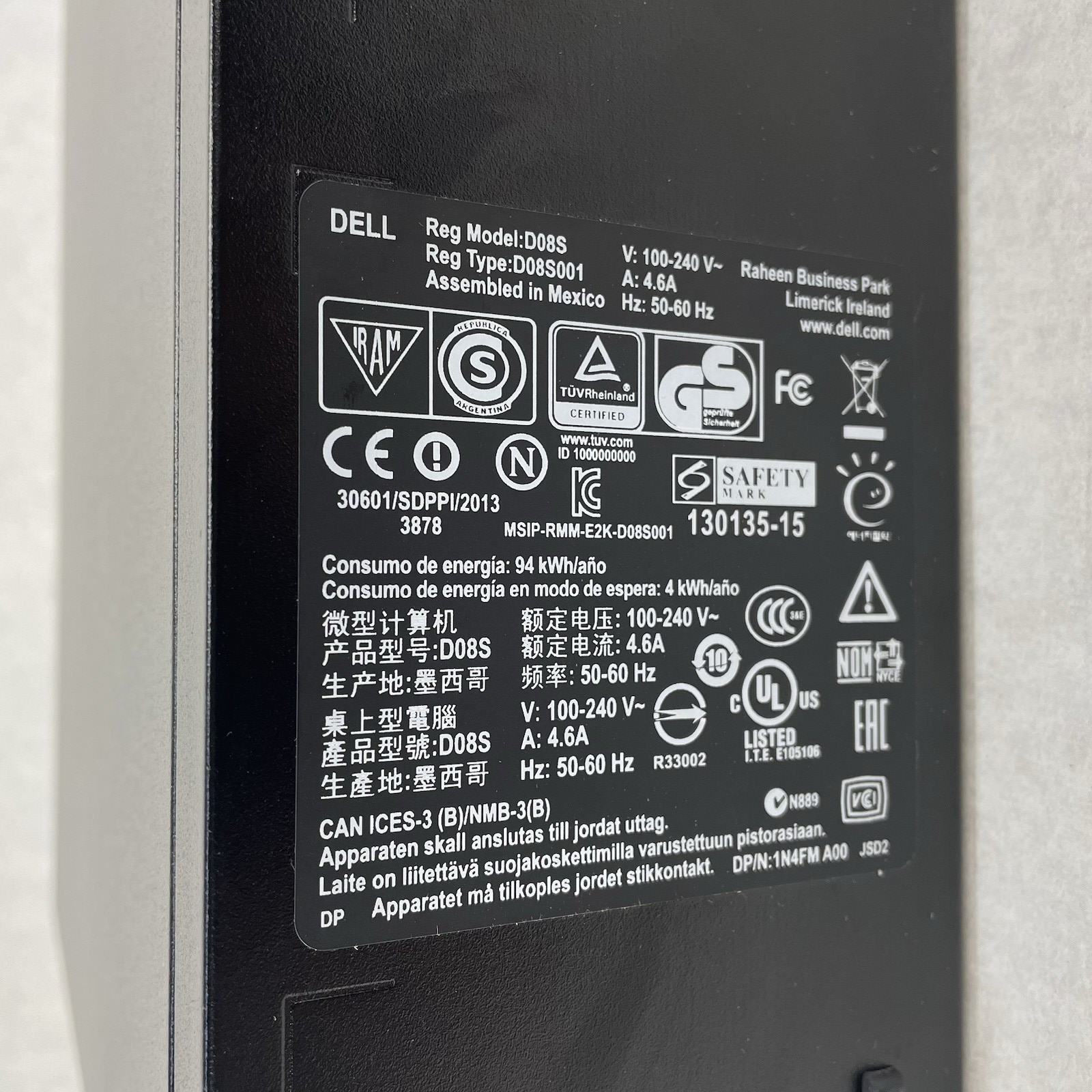 Dell Optiplex 3020 SFF i5-4590 3.30 GHz 4 GB RAM No HDD/OS9