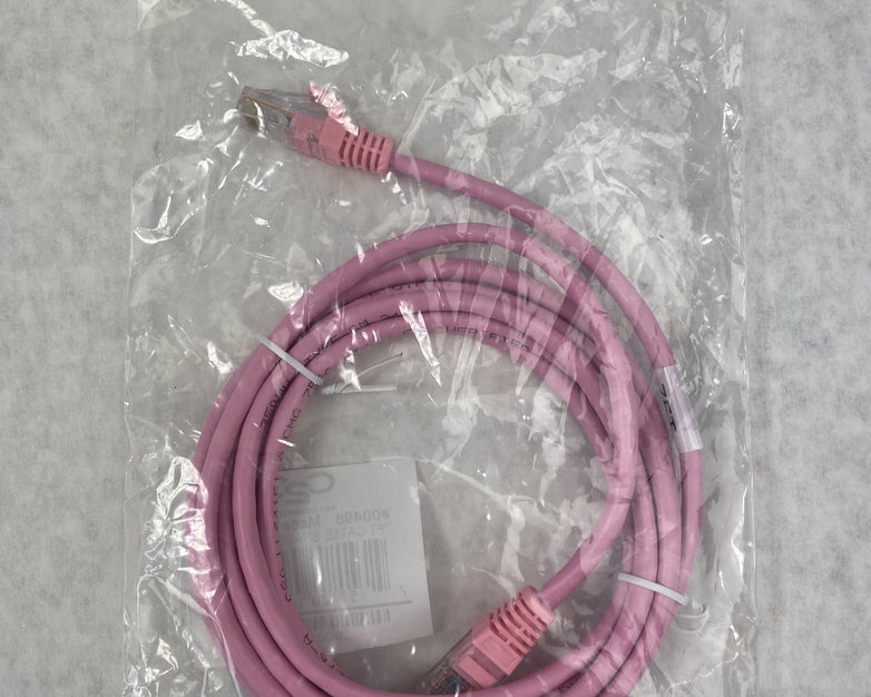 Lot( 5 ) 7ft Pink Cat5e C2G 00498 Snagless Unshielded UTP Ethernet Patch Cable