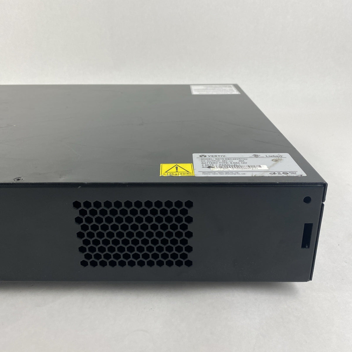 Vertiv Liebert GXT5-EBC48VRT2U GXT5 Tested No Batteries - No Rack Ears No Bezel6