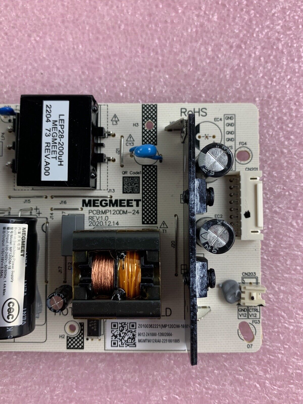 Power Supply Board For Smart Board 6086s-V3 MegMeet MP120DM-24 KPA-445-5 Tested