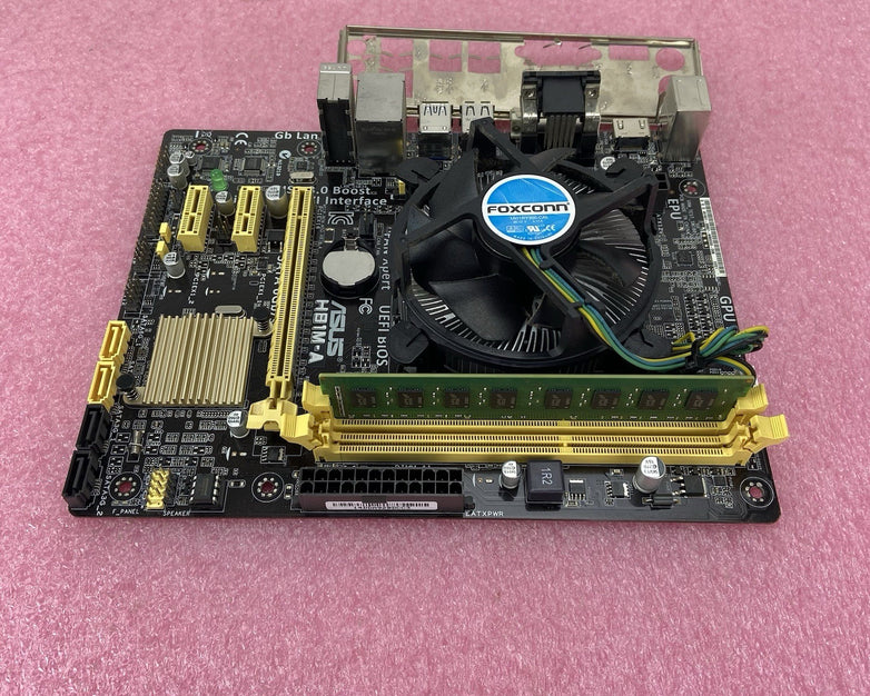 ASUS H81M-A Motherboard Intel Core i3-4160 3.6GHz 8GB RAM w/IO Shield