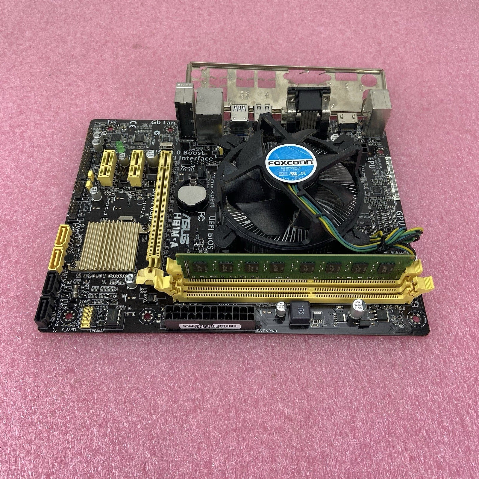 ASUS H81M-A Motherboard Intel Core i3-4160 3.6GHz 8GB RAM w/IO Shield 2