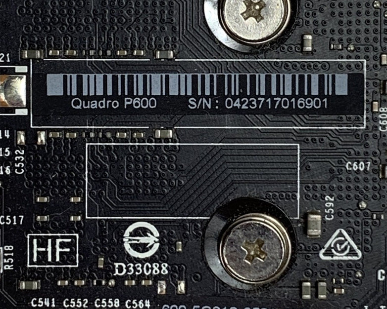Nvidia Quadro P600 VCQP600 2GB Low Profile Video Graphics Card